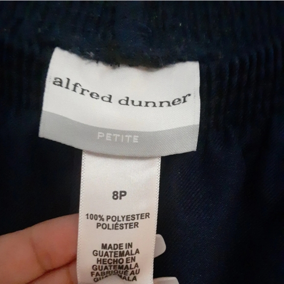 Vtg Alfred Dunner Blue Pullon Dress Pants 8P - Picture 5 of 6